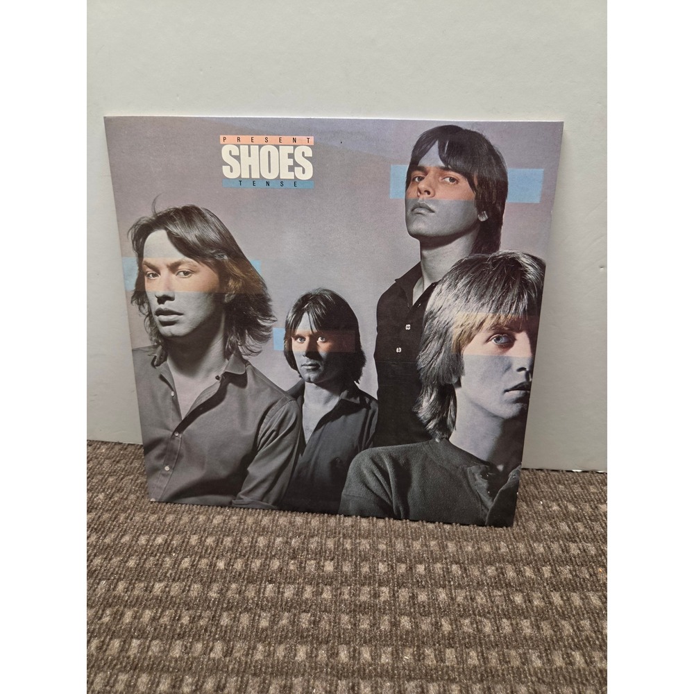 Shoes Present Tense Vinyl LP 1979 Elektra 6E-244 Power Pop Original Inner Sleeve